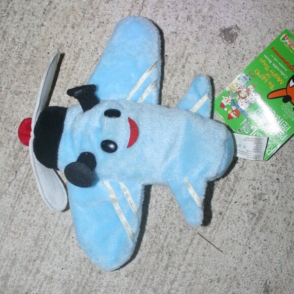 Blue Misfit Plane Rudolph the Red Nosed Reindeer 8" Plush Series 2 - 1999 - Picture 2 of 5